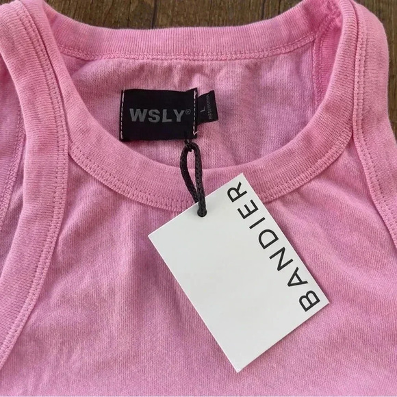 WSLY x Bandier The Rivington Weekend Ombré Tie Dye Tank NWT L - Picture 3 of 5